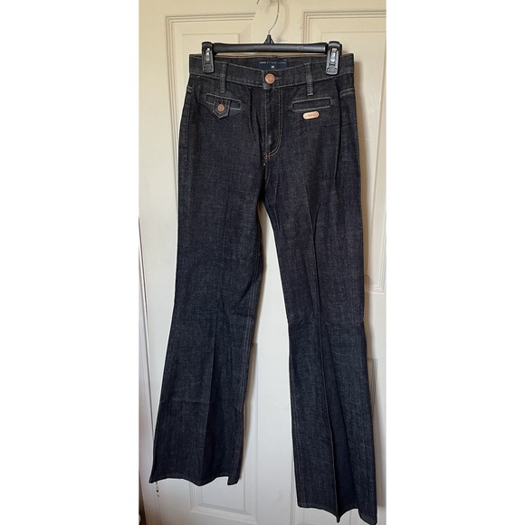 Marc By Marc Jacobs Denim - Marc By Marc Jacobs Charlie P02 High Rise Stretch Flare Leg Jeans Dark Wash 28